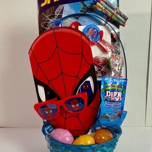 Spiderman Red and Blue Action Figure Playset